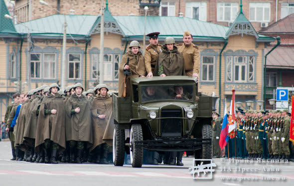 Шествие День Победы 2012 год