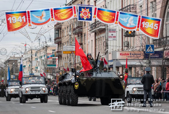 Шествие День Победы 2012 год