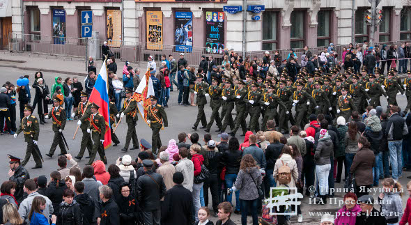 Шествие День Победы 2012 год