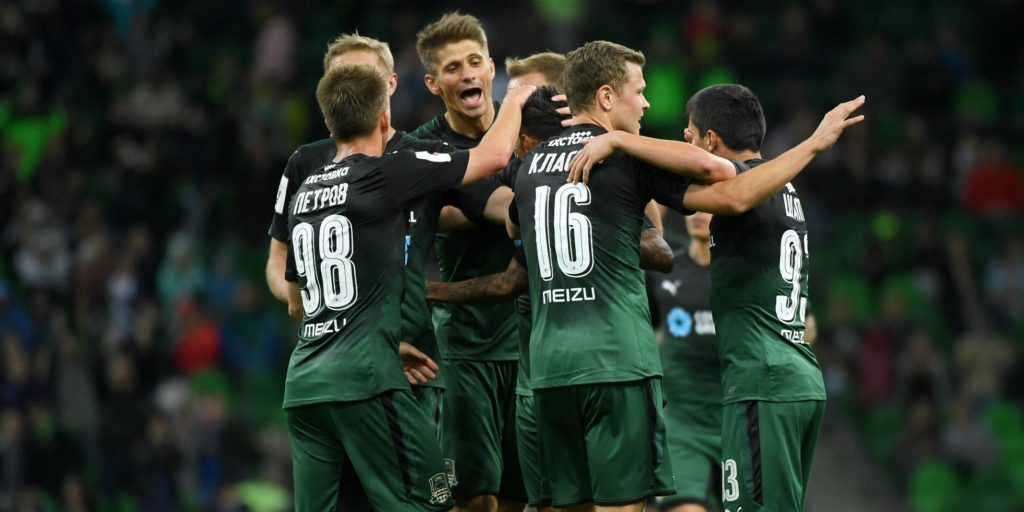 fckrasnodar.ru: сейчас ФК "Краснодар" занимает третью строчку в таблице РФПЛ