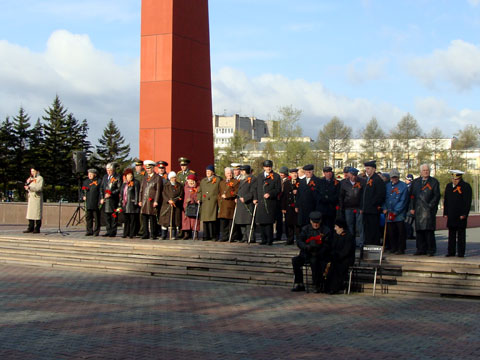Митинг на Красной площади в Красноярске