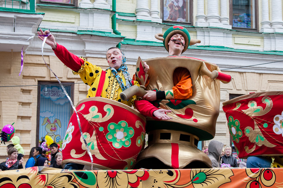 Детский карнавал в Красноярске 2014