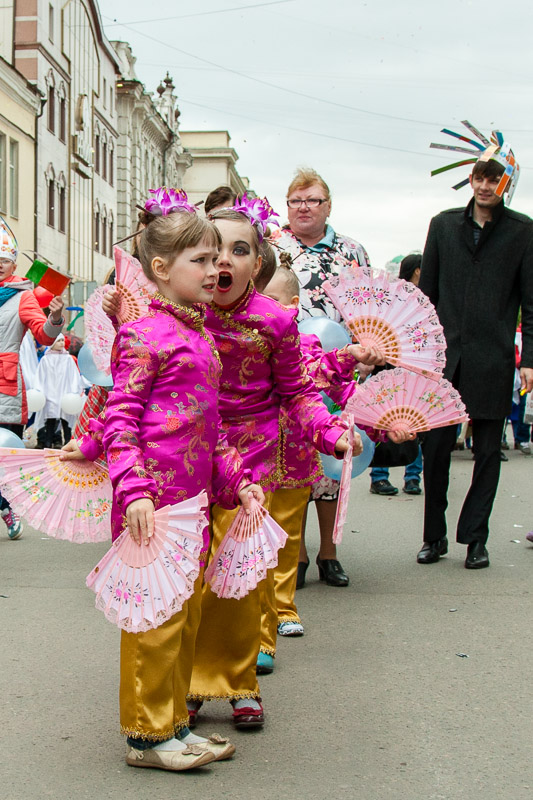 Детский карнавал в Красноярске 2014