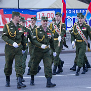 Репетиция парада Победы в Красноярске, 29 апреля 2013 г.