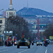 Репетиция парада Победы в Красноярске, 29 апреля 2013 г.