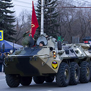 Репетиция парада Победы в Красноярске, 29 апреля 2013 г.